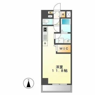 スティングレイつるま【601号室】の間取り