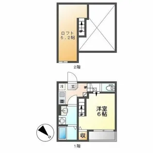 Avenir上前津(アヴェニール上前津)【201号室】の間取り