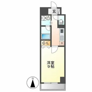 プランドール浅間町【6階】の間取り