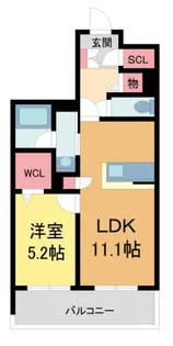 SOLEDINO川西池田SUITE【205号室】の間取り