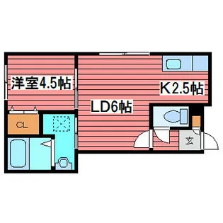 ムーランルージュ【3階】の間取り