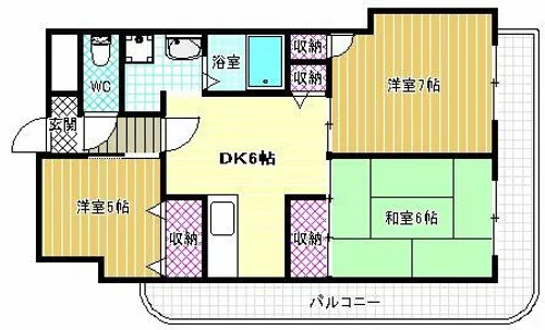 αワンマンション【3階】の間取り