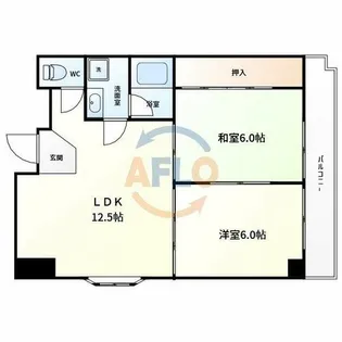 グランドメゾン杉谷【4階】の間取り