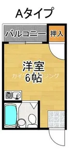 グランソシエ住之江【1階】の間取り