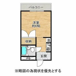 ドミトリー八橋【2階】の間取り