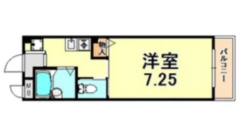 グランツ岡本【1階】の間取り