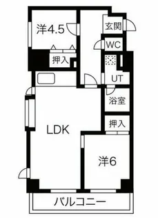 アルボール西道頓堀【4階】の間取り