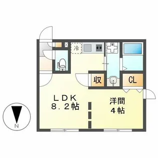 Branche上前津【301号室】の間取り