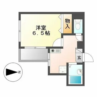 タウンハイツ天池【302号室】の間取り