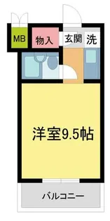 TOSAKI-F.2【306号室】の間取り