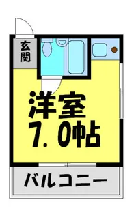 リベラールハイム【2階】の間取り