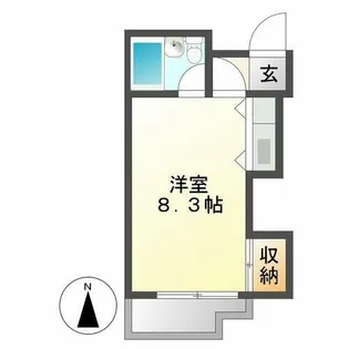 ハイツ桜ケ丘【4階】の間取り