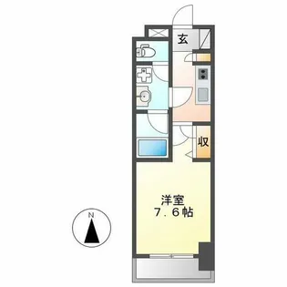 meLiV鶴舞【13階】の間取り
