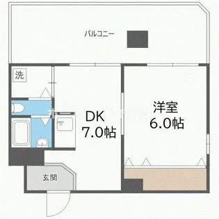 サンビラ大手前【5階】の間取り