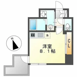 PLATZ TACHIBANA(プラッツタチバナ)【705号室】の間取り