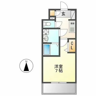 プレサンス鶴舞公園ウィズ【5階】の間取り