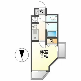 プレサンス名古屋城前【2階】の間取り