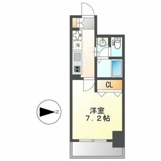 チェルトヴィータ【803号室】の間取り