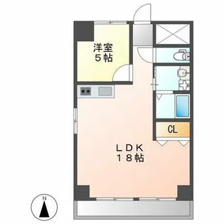 第3フクマルビル【4階】の間取り