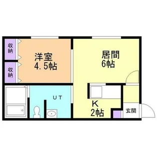 リースクエア31・Ⅰ【106号室】の間取り