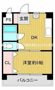 レジデンスなんば【2階】の間取り
