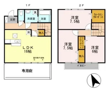 エスペランサ23【1階】の間取り