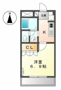 ソレイユⅢ番館【1階】の間取り