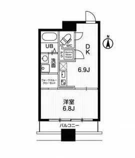 アーバンフラッツ瓦町【13階】の間取り