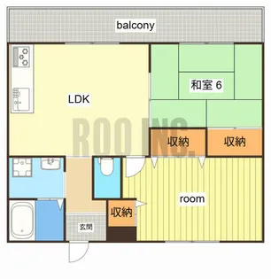 ラブリー英賀保【502号室】の間取り