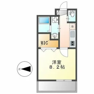 Ceres志賀本通【310号室】の間取り