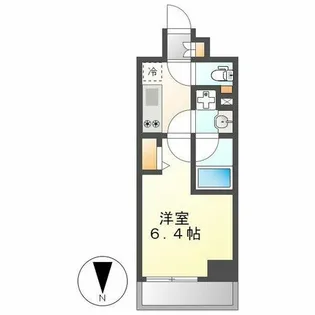 ディアレイシャス大須観音III【2階】の間取り