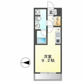 グラン・アベニュー西大須【5階】の間取り