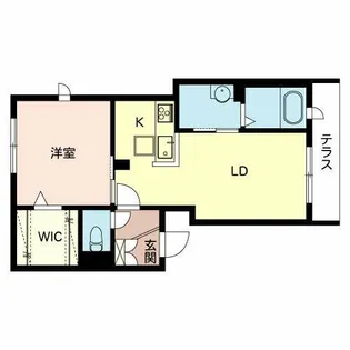 ShaMaisonFrise【1階】の間取り