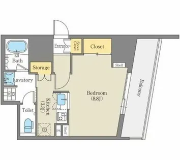 CORNES HOUSE NAGOYA【3階】の間取り