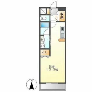 プレシャス代官【801号室】の間取り