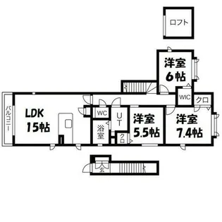 ヒルズ覚王山北【1階】の間取り