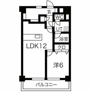 トーカンマンション松原【402号室】の間取り