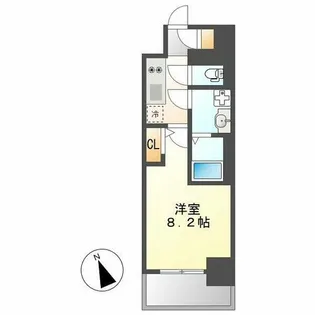 エスリード新栄プライム【3階】の間取り