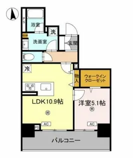 LAZO内久宝寺【2階】の間取り