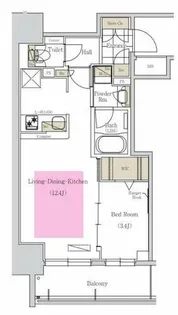 アーバネックス本町【10階】の間取り