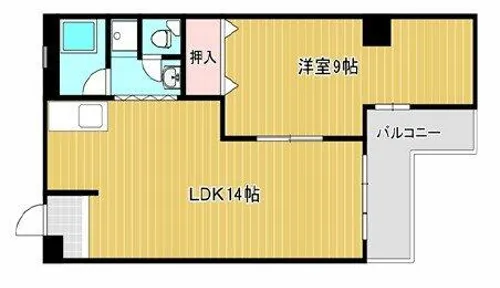 グランドールまこと【5階】の間取り