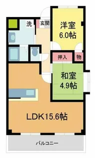 アーデンハウス菊谷【2階】の間取り