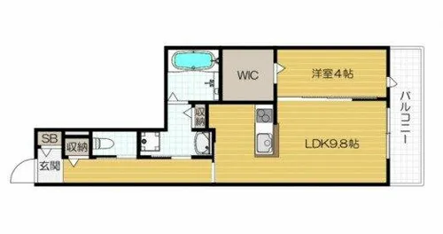 Casa Branche【2階】の間取り