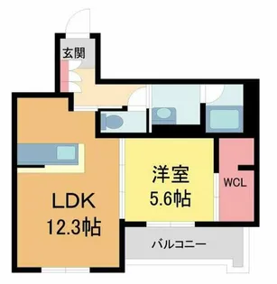 シャーメゾンガーデンズ岡本【103号室】の間取り