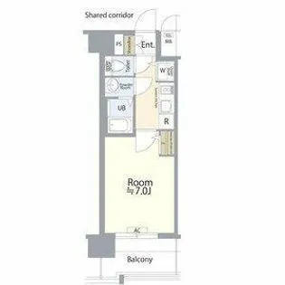 エスリード鶴舞シエスタ【403号室】の間取り