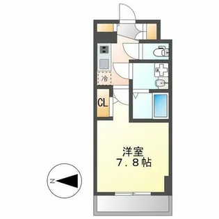 エスリード大須アヴェニュー【1006号室】の間取り