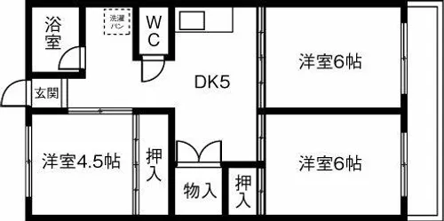 アルメリアコーポ【207号室】の間取り