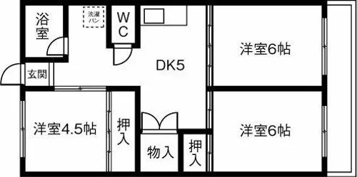 アルメリアコーポ【207号室】の間取り