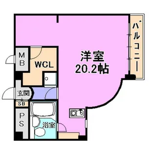 ホープ芦屋【2階】の間取り
