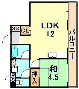 サンテラス垂水【3階】の間取り